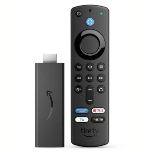 ファイヤースティック ストリーミングメディアプレーヤー Amazon Fire TV Stick-Alexa対応音声認識リモコン(第3世代)付属 Tverボタン付き