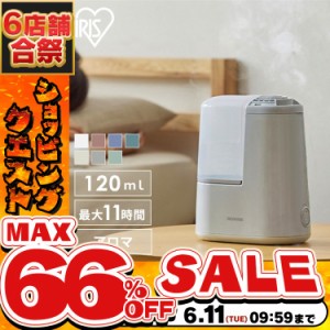 《半額SALE開催中！》 加湿器 卓上 おしゃれ コンパクト アロマ アイリスオーヤマ スチーム式加湿器 260ml スチーム式 加湿器 加湿 卓上