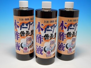 aupayマーケット木酢液 ケンズ木酢液500ｍl ３本セット 樹木の天然入浴液 冷え性    