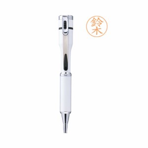 シヤチハタ　ネームペン キャップレスS　カラータイプ　別注品（Aタイプ）ホワイト　ネーム印セット
