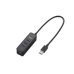 エレコム USBハブ3.0 4ポートバスパワー U3H-T405BBK〔代引不可〕