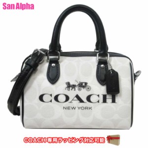 コーチ バッグ ショルダーバッグ COACH シグネチャー ロゴ ミニ ローワン クロスボディ 2WAY ミニバッグ 斜め掛け CO959 SVCAH(チョーク