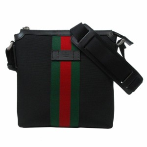 グッチ ショルダーバッグ GUCCI ウェビングライン ストライプ ナイロンキャンバス メッセンジャーバッグ 斜め掛け 631195 KWT7N 1060 (ブ