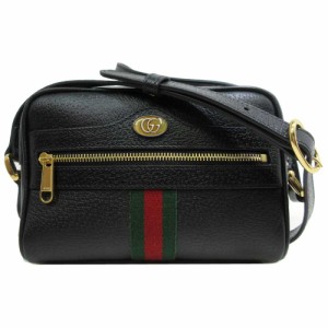 グッチ ショルダーバッグ GUCCI ウェビングライン ストライプ レザー ミニバッグ 斜め掛け 719885 DJ2DG 1060 (ブラック系マルチ) アウト