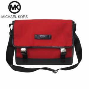 マイケルコース アウトレット Michael Kors ショルダーバッグ 37F9LKSM2C キャンバス ショルダー MSGR / CRIMSON