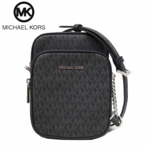 マイケルコース ショルダーバッグ  MICHAEL KORS ジェット セット トラベル PVC カメラバッグ 斜めがけ 35F1STVC2B BLACK(ブラック) アウ