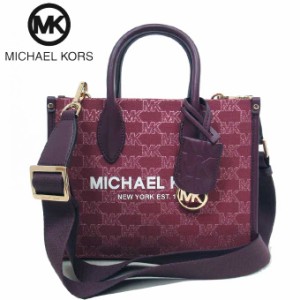 マイケルコース トートバッグ MICHAEL KORS ミレラ MKシグネチャー キャンバス スモール ショッパー トップジップ クロスボディ 2WAYトー