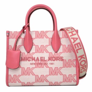 マイケルコース バッグ ハンドバッグ MICHAEL KORS ロゴ MKシグネチャー ショッパー トップジップ スモール トート 2WAY 斜め掛け 35S3S7