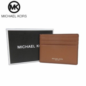 ●BOX付●マイケルコース ブティック Michael Kors カードケース 39F6LYTD2L レザー カードケース BRYANT / TALL CARD CASE / LUGGAGE(ブ