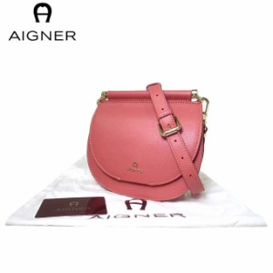 アイグナー ブティック AIGNER ショルダーバッグ 135366-406 レザー ミニ ポシェット Diane / Dusty Ros