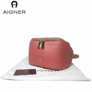 アイグナー ブティック AIGNER ショルダーバッグ 160576-406 レザー ミラノ ベルトバッグ ウェストポーチ MILANO / DUSTY ROSE(ダスティ