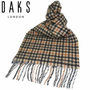 ダックス DAKS アパレル メンズ レディース 00972 カシミヤ チェック柄  マフラー 薄手 ARRAN 