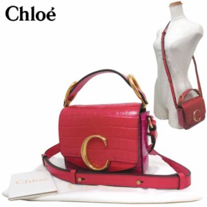 クロエ バッグ ショルダーバッグ Chloe クロエC クロコ調 ミニ スクエア B 2WAY ショルダー 斜め掛け CHC20SS193 C36 6Q5(グラフィック 