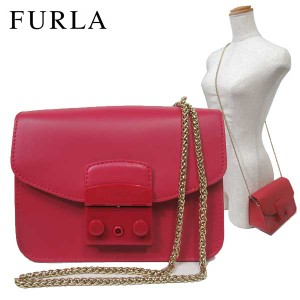 フルラ バッグ ショルダーバッグ FURLA メトロポリス チェーン ミニ クロスボディ ポシェット ミニバッグ 斜め掛け BATLEP0 VNC000 RUB00