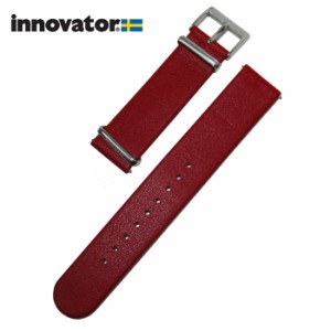 イノベーター 時計 腕時計 innovator レザー 交換 替えベルト 専用ベルト バンド 単品 約1.8cm IN-belt-RD(レッド系) レディース 【メー