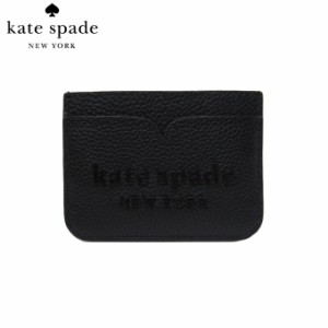 ケイトスペード ブティック kate spade カードケースPWRU7976-001 シャドウ レザー ロゴ スリム カードケース shadow / card holder / bl