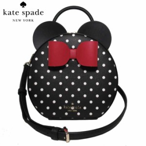 ケイトスペード ショルダーバッグ 斜めがけ K4641 001 レザー ディズニー コラボ ミニーマウス クロスボディーdisney kate spade アウト