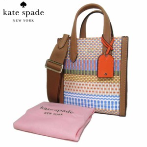 ●保存袋付き● ケイトスペード トートバッグ kate spade マンハッタン ウーブン ストライプ ファブリック ミニ トート K7772 700 (イエ