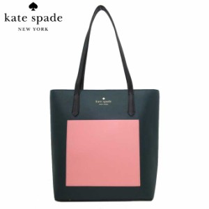 ケイトスペード トートバッグ kate spade サフィアーノPVC カラーブロックトート K8213 300 (グリーン系×ピンク系) アウトレット レディ