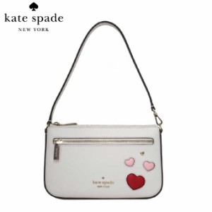 ケイトスペード ポーチ kate spade スウィートハート レザー リストレット KA613 960(ホワイト系マルチ)  アウトレット 