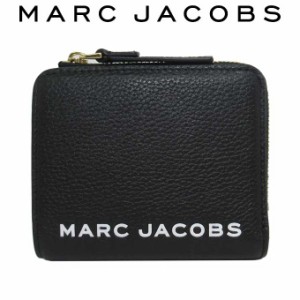 マークジェイコブス 財布 二つ折り財布 MARC JACOBS レザー ザ ボールド ミニ コンパクト ジップ ウォレット M0017140-008(ニュウブラッ