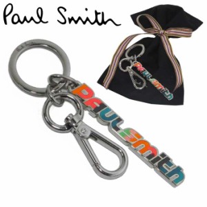 ポール・スミス キーリング Paul Smith ロゴ モチーフ M1A KEYR GNLOGO 96(マルチカラー×シルバー系)  メンズ レディース  【メール便対