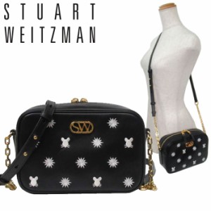 スチュアート ワイツマン バッグ ショルダーバッグ Stuart Weitzman マウス ミディアム カメラバッグ 斜め掛け S6408 P5R(ブラック)レデ