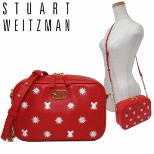 スチュアート ワイツマン バッグ ショルダーバッグ Stuart Weitzman マウス ミディアム カメラバッグ 斜め掛け S6408 Q2S(レッド系)レデ