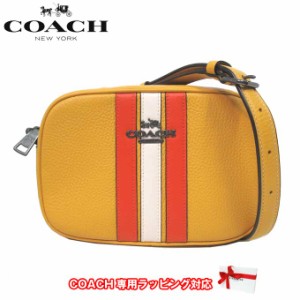 コーチ バッグ ショルダーバッグ COACH レザー ヴァーシティストライプ ミニ ジェイミー カメラバッグ 斜め掛け CE111 QBSZ9(イエロー系