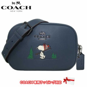 コーチ ショルダーバッグ COACH ピーナッツ × コーチ ジェイミー レザー カメラバッグ・スヌーピー スキー モチーフ 斜めがけ CF305 QBD