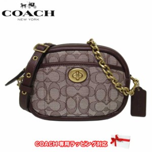 コーチ ショルダーバッグ COACH シグネチャー ジャガード キルティング カメラバッグ ミニバッグ 斜めがけ C5275 B4S0M(オークメープル) 