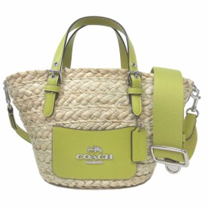 コーチ トートバッグ COACH スモール ストロー 2WAYトート CJ519 SVVRT アウトレット レディース