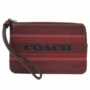 コーチ ポーチ COACH ロゴ ストライプ付き コーナージップリストレット L字 CH311 SVMZI レディース 【メール便対応(ネコポス)】