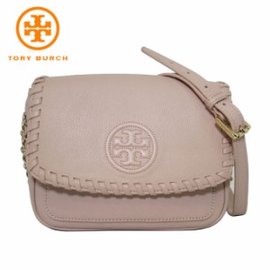 【中古（SAランク）】 トリーバーチ ショルダーバッグ TORY BURCH レザー チェーンショルダー ミニバッグ 斜めがけ (ピンクベージュ系) 