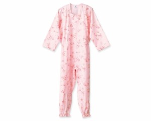 介護つなぎ服（前開き）　403420　LLサイズ　フットマーク　【RCP】【介護用品】【介護寝巻き】【パジャマ】【大きいサイズ】