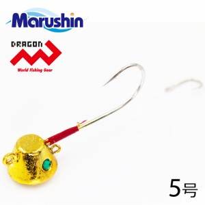 マルシン 一つテンヤ ゴールドメッキシルバーラメ 5号 TRD一つテンヤ 一つてんや テンヤ釣り マダイテンヤ テンヤ 海エビ ライトタックル