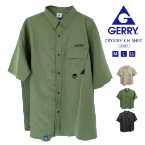 gerry シャツ ブラウス 半袖 半袖シャツ メンズ ブランド ドライストレッチ シャツブラウス レディース 接触冷感 速乾 ショートスリーブ 