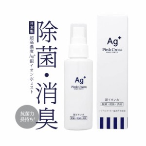 除菌スプレー 銀イオン水 日本製 携帯用 除菌 抗菌 消臭スプレー 100ml 高濃度 15ppm スプレー マスク 手 手指 ウィルス対策 携帯スプレ