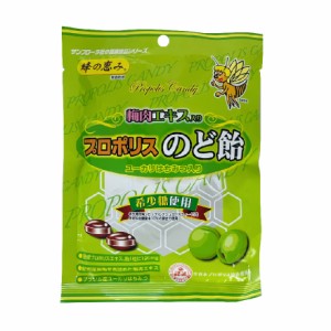 プロポリスのど飴 梅肉エキス入り 80g サンフローラ 希少糖使用 ユーカリはちみつ入り 飴 のど飴 キャンディ キャンディー プロポリス 梅