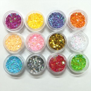 セルフネイルのアクセントに スター ホログラム 0.2mm セット プチプラ ネイル DIY レジン パーツ ジェルネイル カラージェル 韓国コスメ