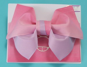 浴衣帯【作り帯】（銀糸入り）ピンク×藤色グラデーション ゆかた帯 日本製 ゆかた ユカタ 軽装帯 文庫 ちょうち