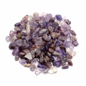 アメジスト エレスチャル 小粒 さざれ石 100g 紫水晶 天然石 パワーストーン 浄化グッズ 2月 誕生石