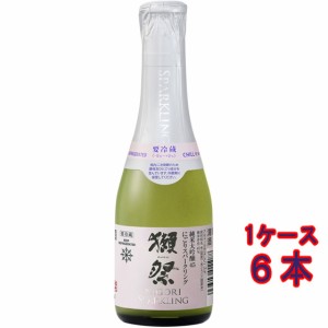 獺祭 だっさい 純米大吟醸45 にごりスパークリング 発泡 180ml 6本 シャンパン瓶 山口県 旭酒造 クール便 正規販売店 日本酒 御中元 誕生