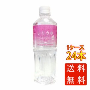 友桝飲料 シリカ水 555ml 24本 ペットボトル 佐賀県 水 ケース販売 本州のみ送料無料 父の日 誕生日 お祝い ギフト レビューキャンペーン