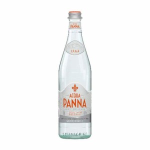 アクアパンナ ナチュラルミネラルウォーター 750ml 瓶  ミネラルウォーター 1本 御中元 誕生日 お祝い ギフト プレゼント レビューキャン