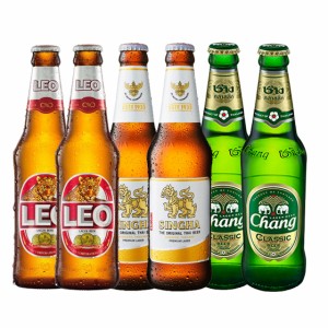 おすすめ海外ビールセット タイ編 レオ シンハー チャーン  3種6本セット 飲み比べ 本州のみ送料無料 誕生日 ギフト プレゼント レビュー