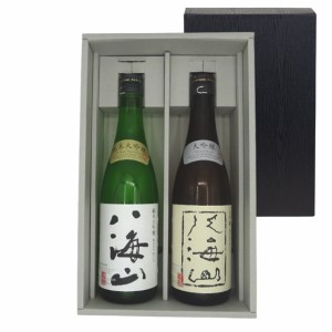 八海山 純米大吟醸＆大吟醸 720ml 日本酒 2本セット 本州のみ送料無料 お歳暮 誕生日 お祝い ギフト レビューキャンペーン box