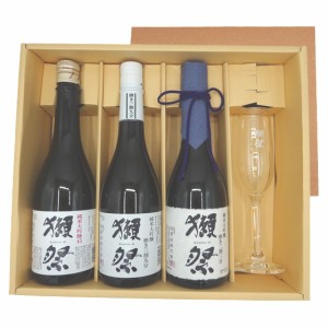 獺祭 飲み比べセット 純米大吟醸 磨き 23/39/45 720ml フルートグラス 4種 ギフトボックス 日本酒 山口県 旭酒造 日本酒 本州のみ送料無