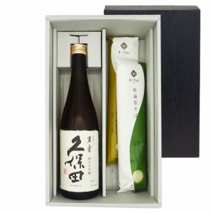 久保田セット 久保田 萬寿 720ml＆あさひ山 そば 山芋 200g＆あさひ山 そば 布海苔 ふのり 200g 母の日 誕生日 お祝い ギフト 日本酒 本