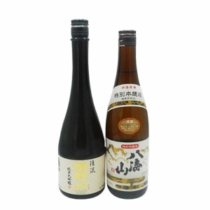 楯野川 清流 純米大吟醸＆ 八海山 特別本醸造 720ml 2本セット ギフトボックス 日本酒御中元 誕生日 お祝い ギフト 日本酒 レビューキャ